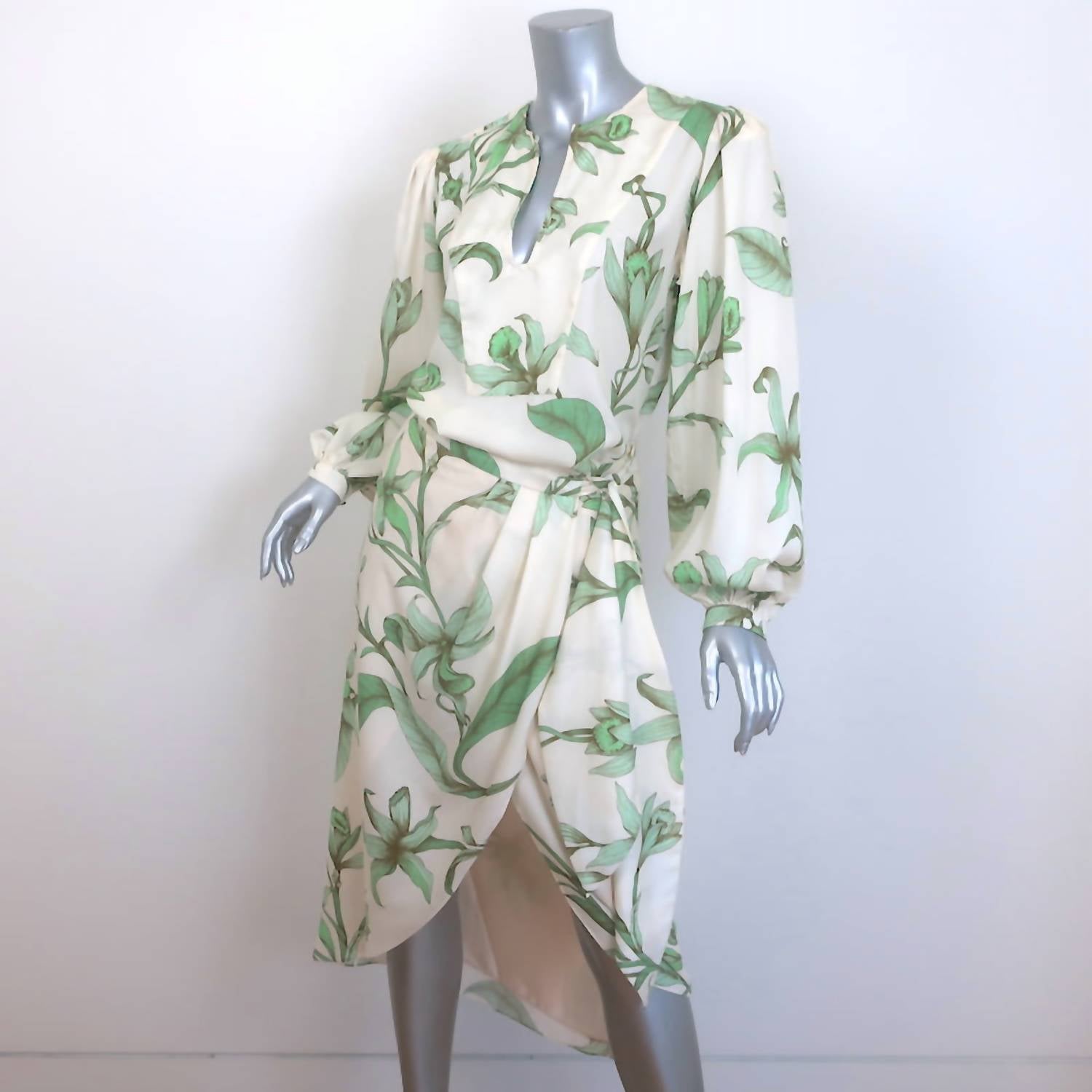 Johanna Ortiz - Women's Botanist Guide Satin Shirt & Skirt Set