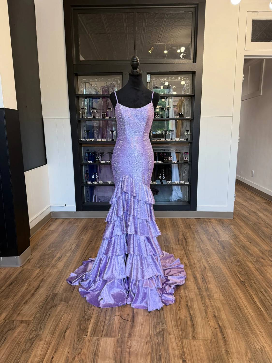 Sherri Hill - Women's Ruffle Embellished Skirt Dress