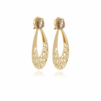 Georgina Jewelry - Women's Racines Drop Smoky Crystal Earrings