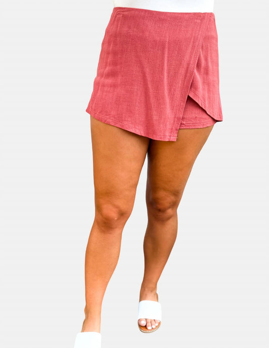 She + Sky - Woven Skort