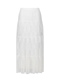 Beulah Women's Lace Maxi Skirt in white - women's dress