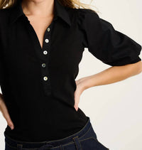 Lisa Todd - Pure Rib Collet Top