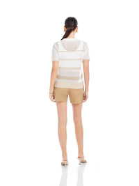 Fifteen Twenty - Faye Crochet Sweater Top