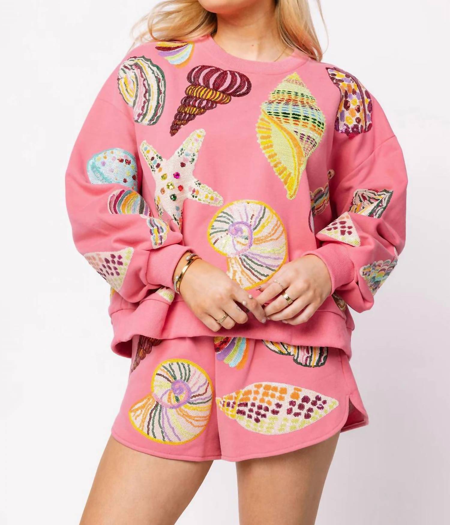 Queen Of Sparkles - Multi Shell Sweatshirt