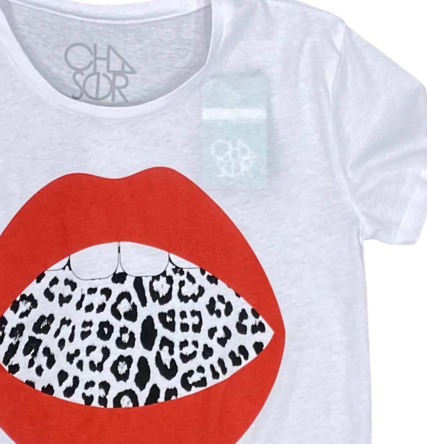 Chaser - Women's Animal Lips Graphic Tee