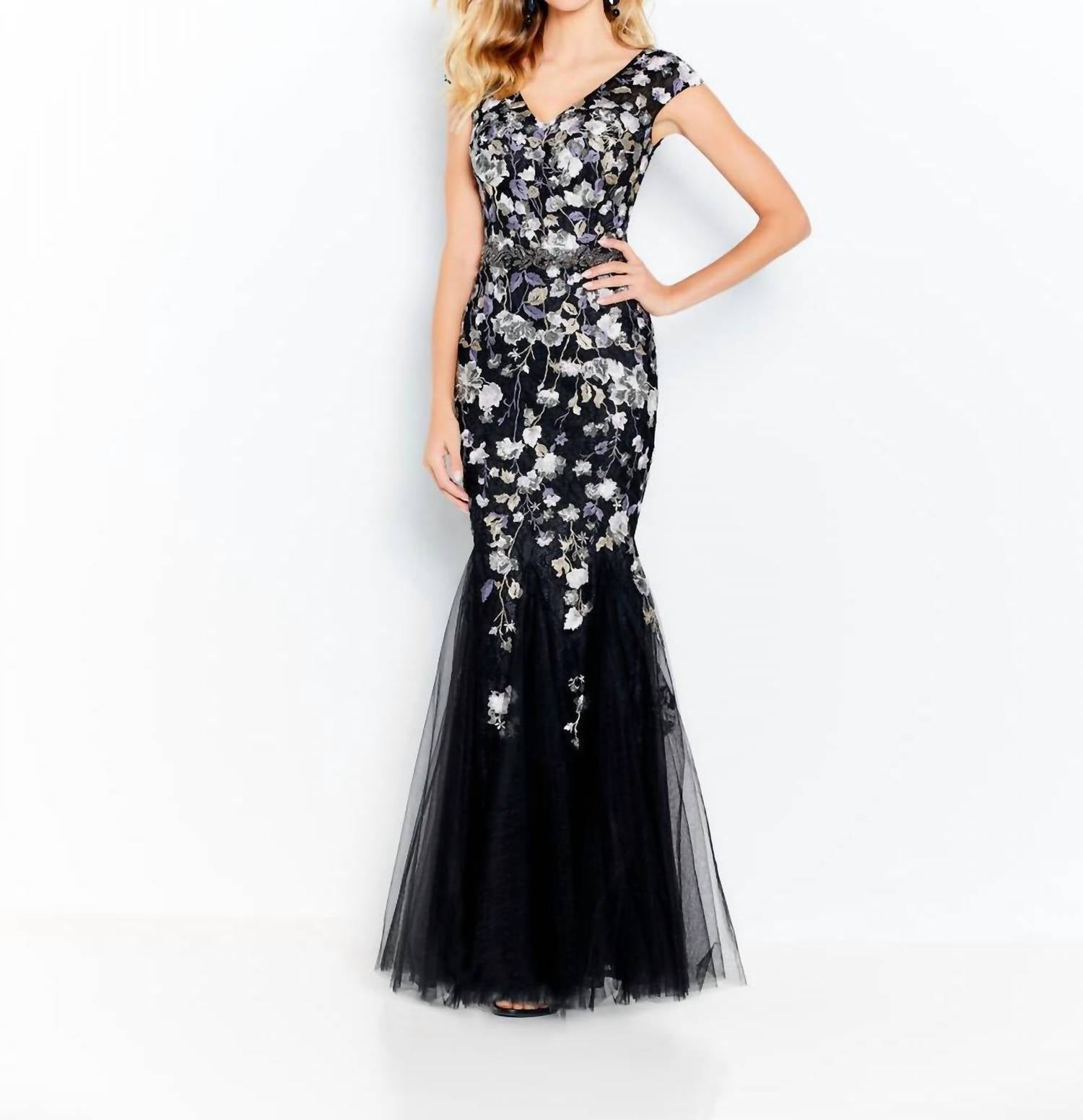 Cameron Blake - Tulle Trumpet Dress