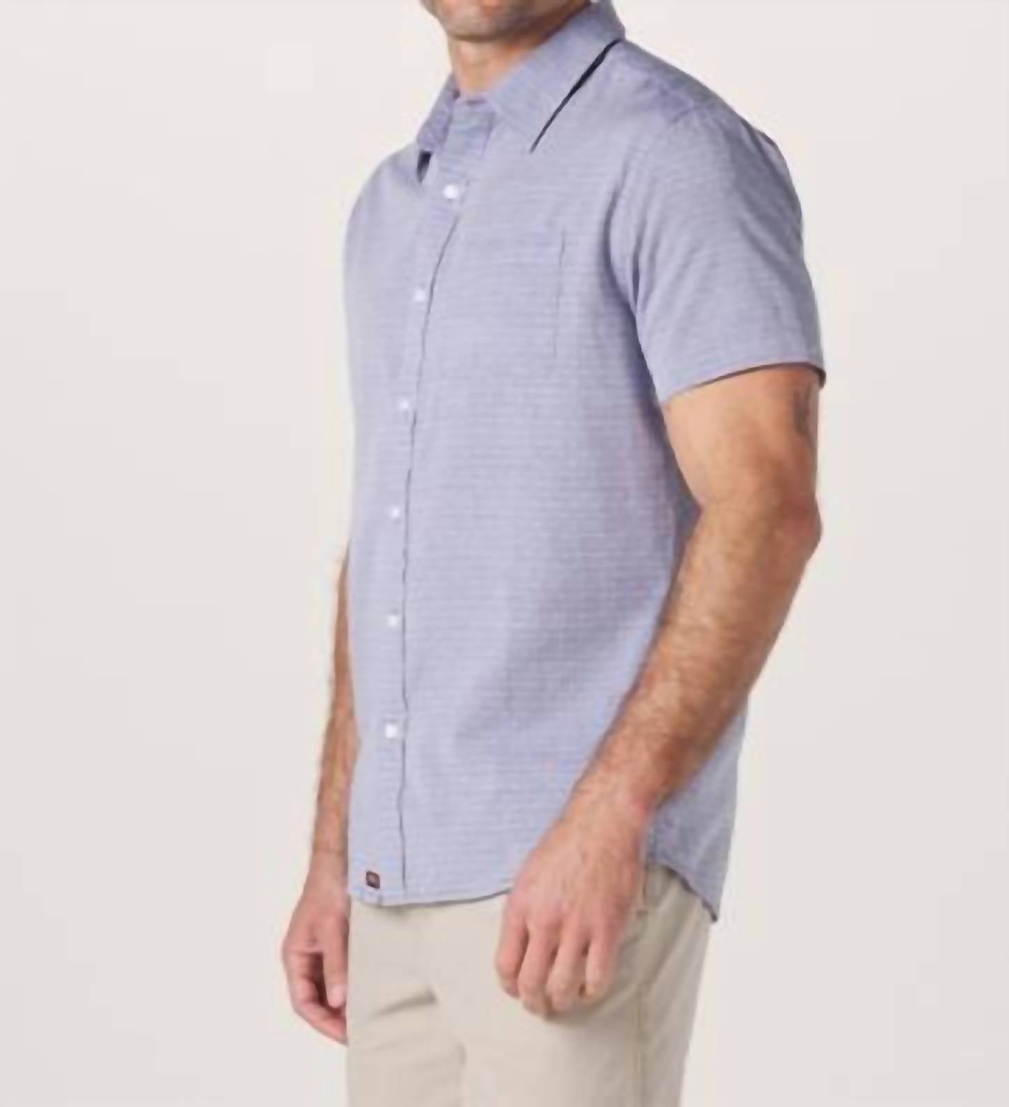 The Normal Brand - Freshwater Short Sleeve Button Up Shirt