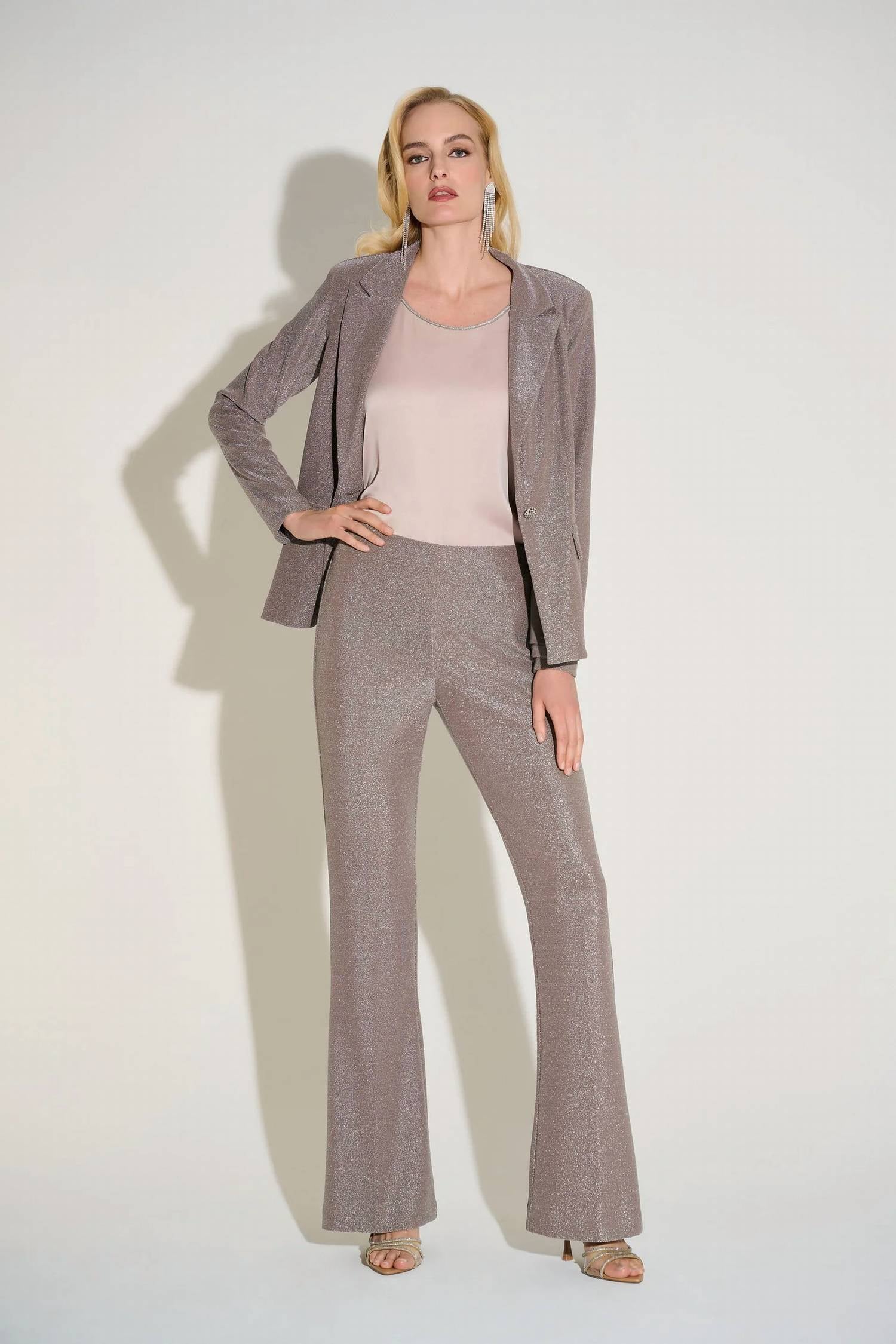 Joseph Ribkoff - NOVELTY KNT FLARED PULL ON PANTS