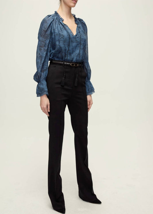 Veronica Beard - Gracie Belted Flare Pants