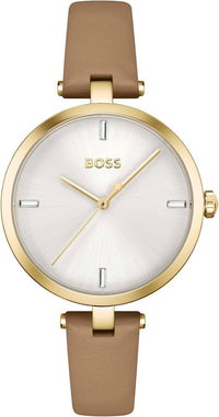 Hugo Boss - Women's Leather Quartz Watch