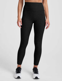 BEYOND YOGA Spacedye Ready Midi Leggings in black - women's pants
