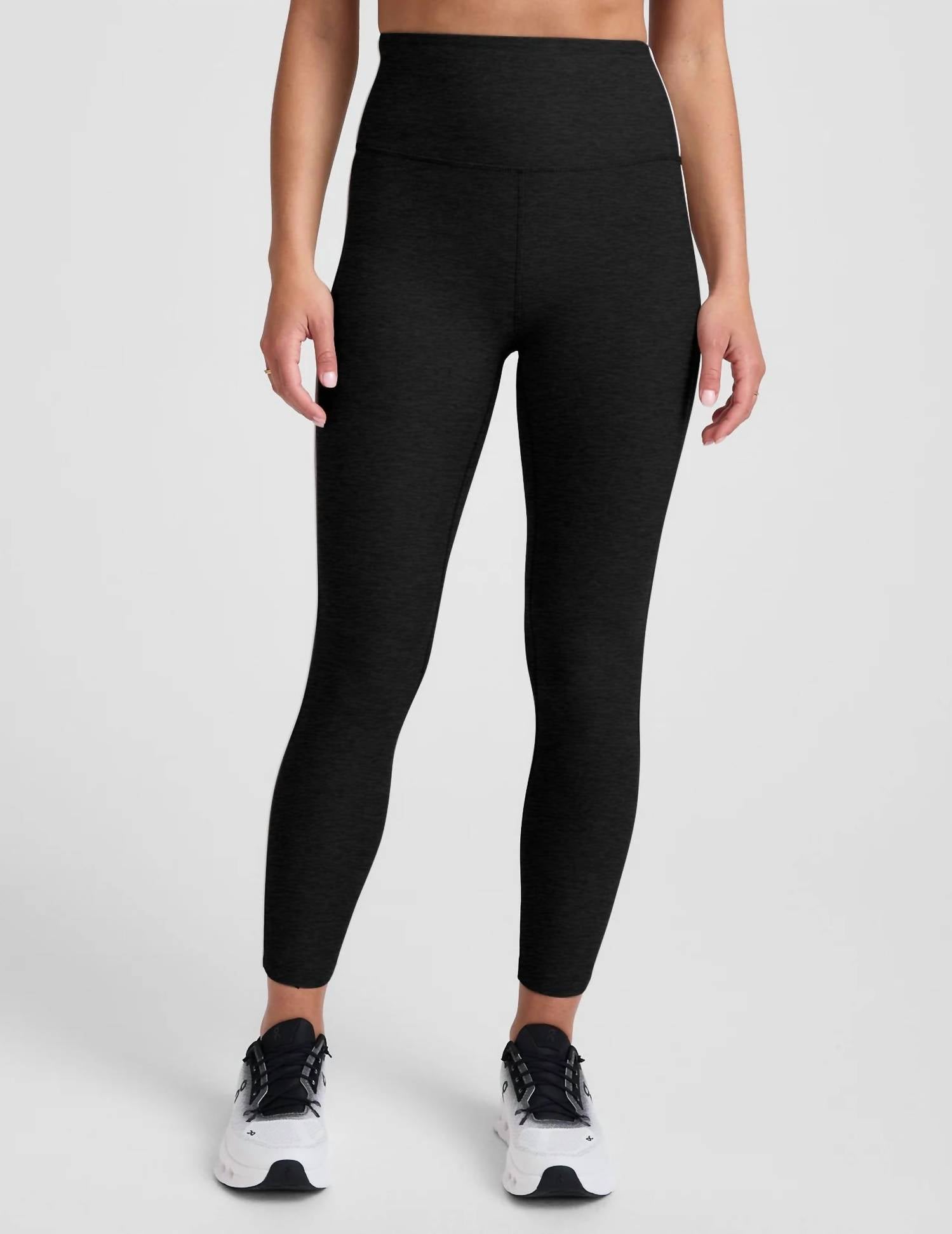 BEYOND YOGA Spacedye Ready Midi Leggings in black - women's pants