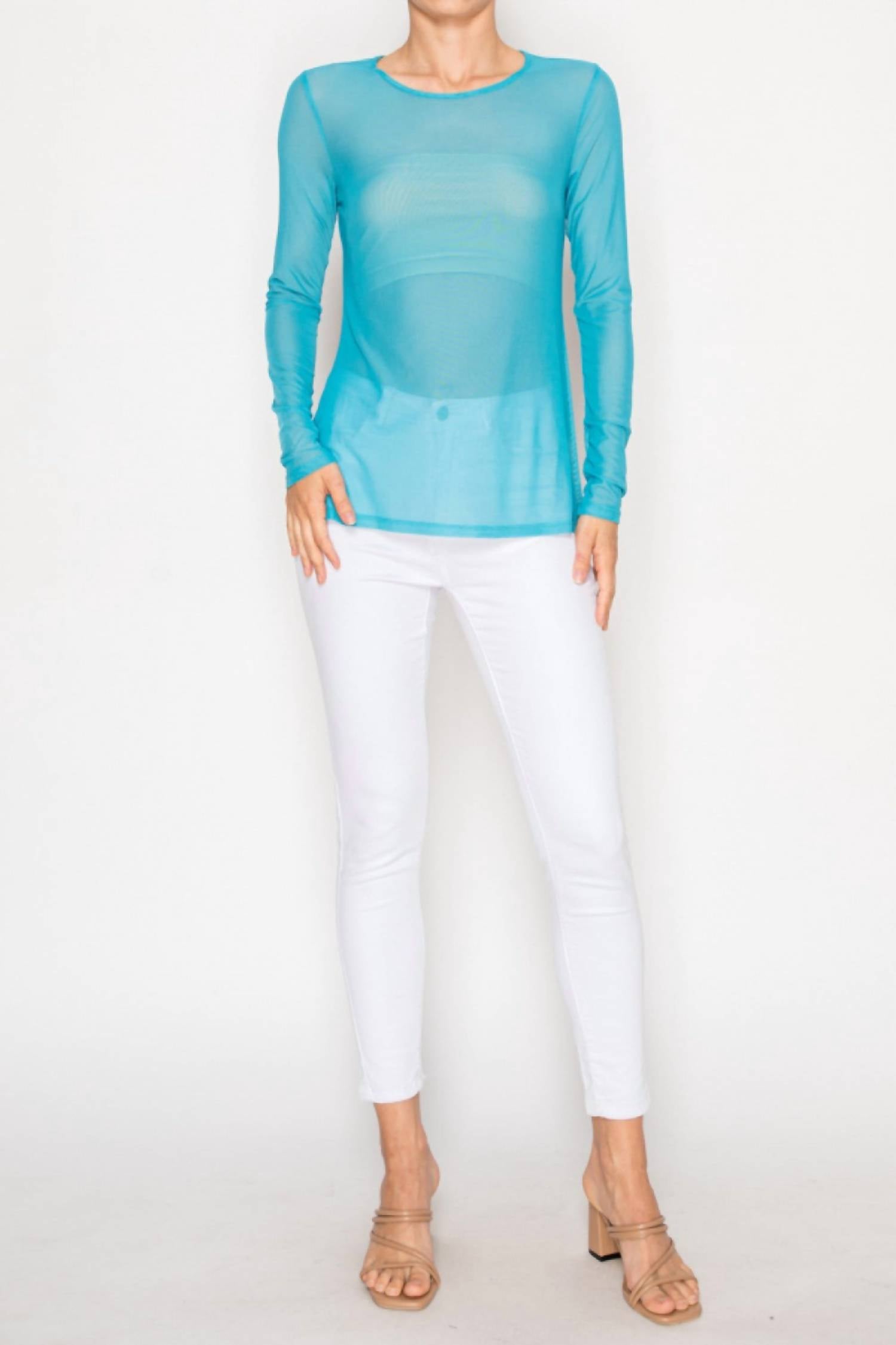 Origami - On A Dime Mesh Top