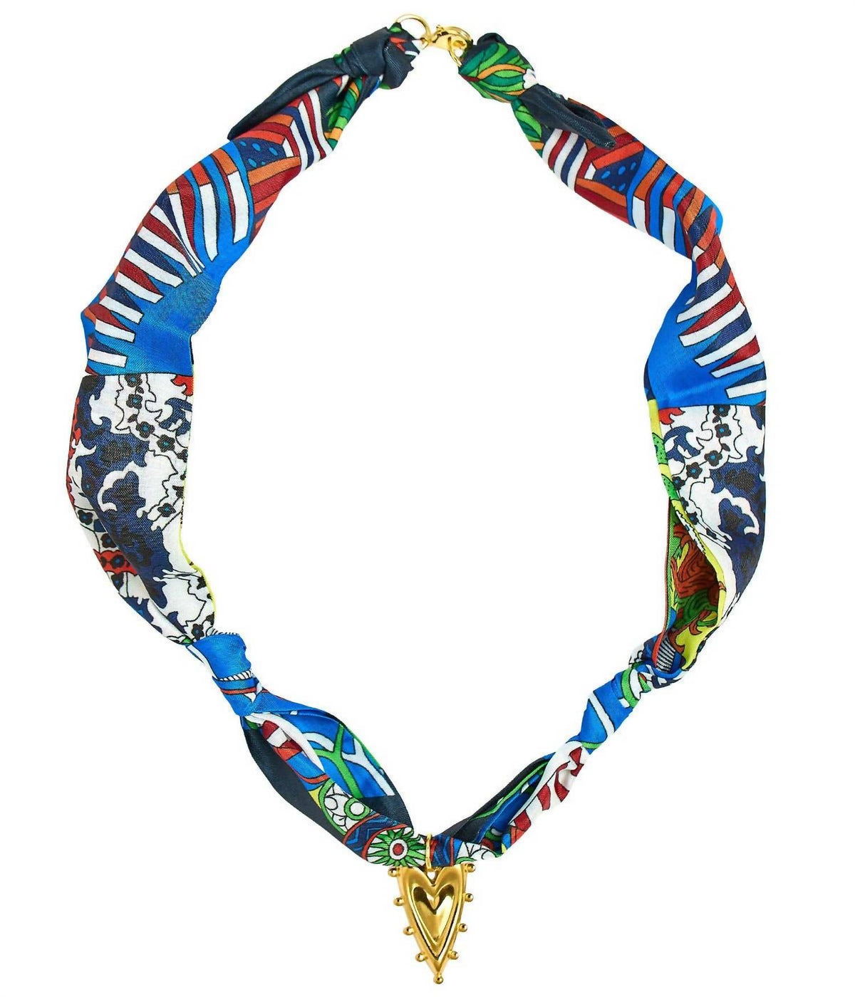 Lisi Lerch - Lucky Clover Charms Scarf Necklace