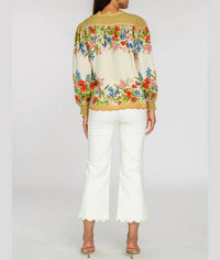 Elizabeth James The Label - Emily Balloon Sleeves Top