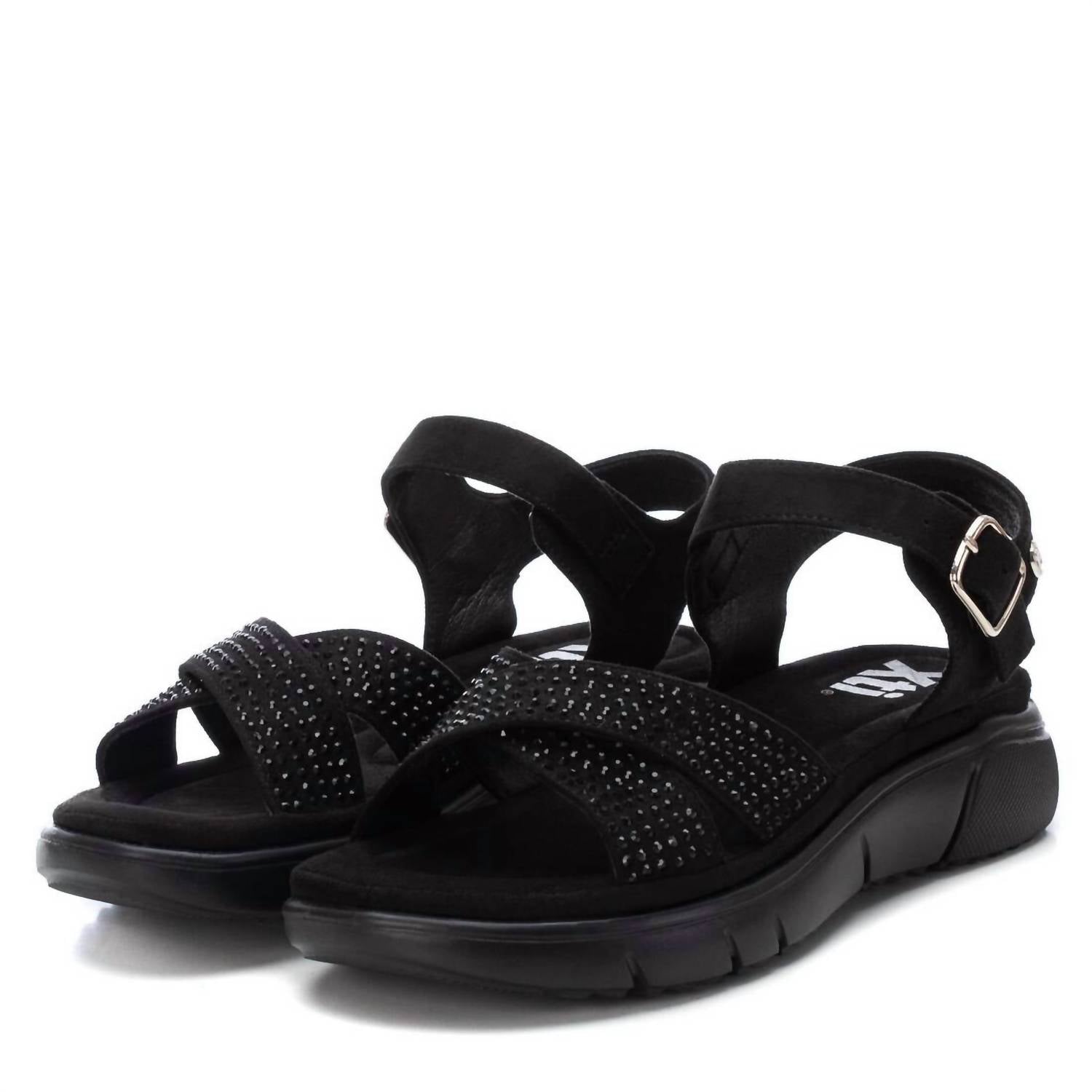 Xti - WOMEN'S FLAT SUEDE SANDALS