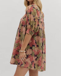 Entro - Autumn Bloom Mini Dress