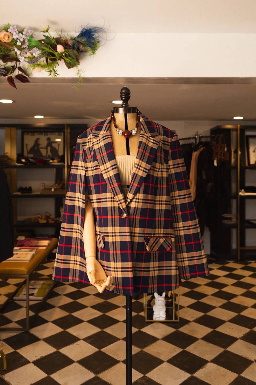 Iris Setlakwe - Women's Plaid Cape