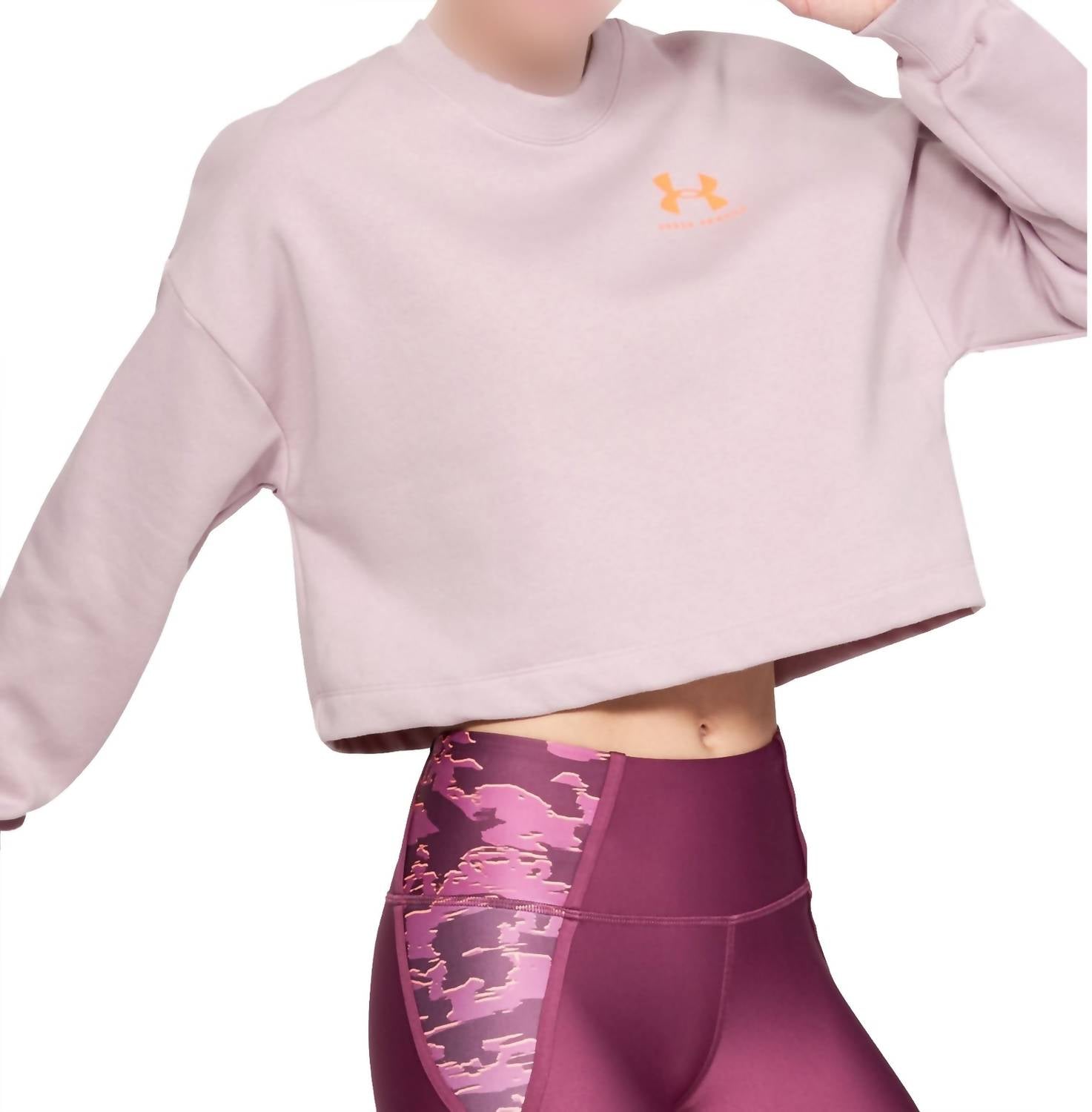 Under Armour - Rival Fleece Cropped Sweatshirt