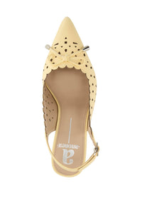 Andrea Women's Pointed-toe Slingback Pump in yellow - women's heels - alternate view