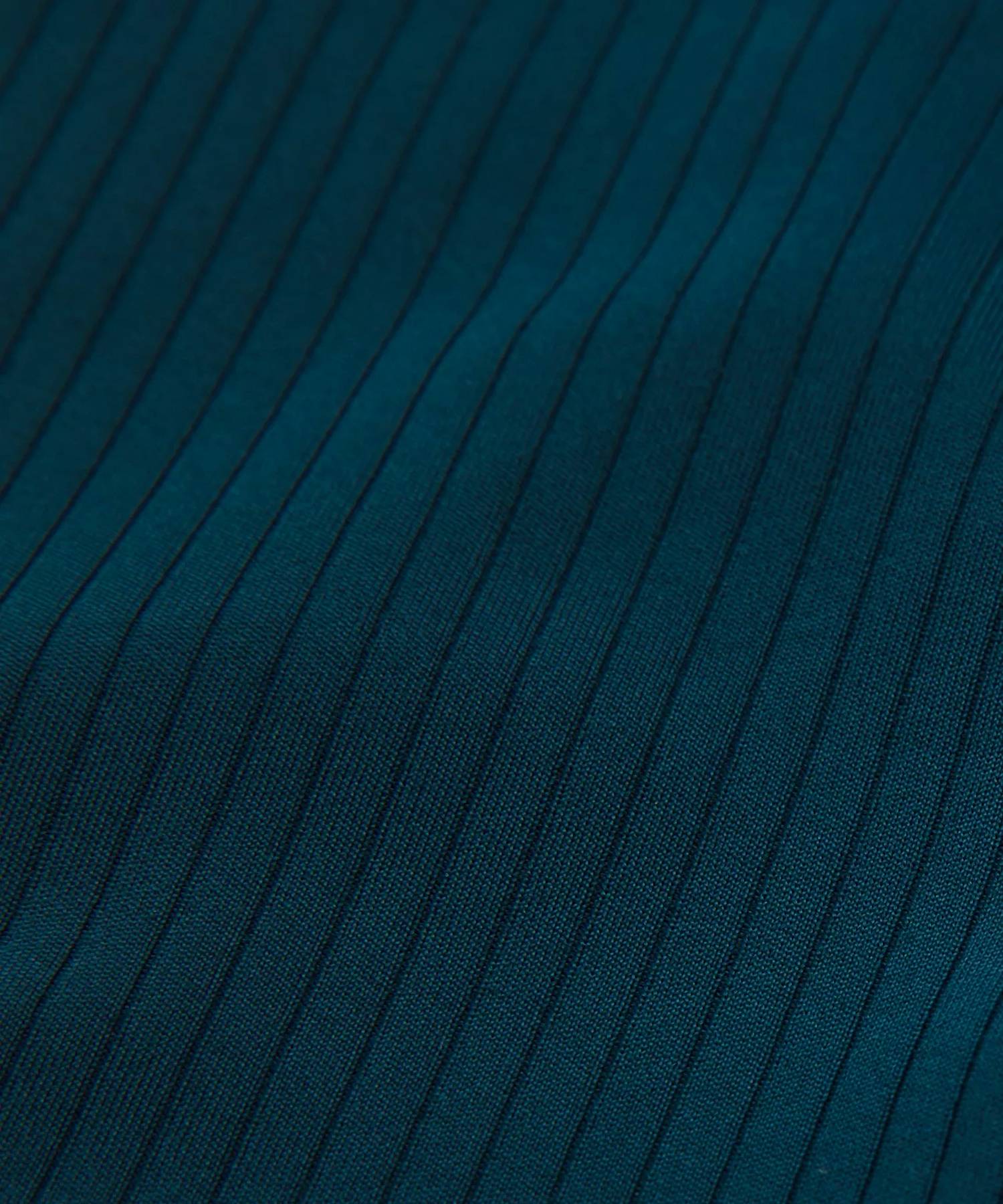 lululemon It's Rulu Ribbed Cropped Half Zip Sweatshirt in indochino blue - women's long sleeve top - view 6