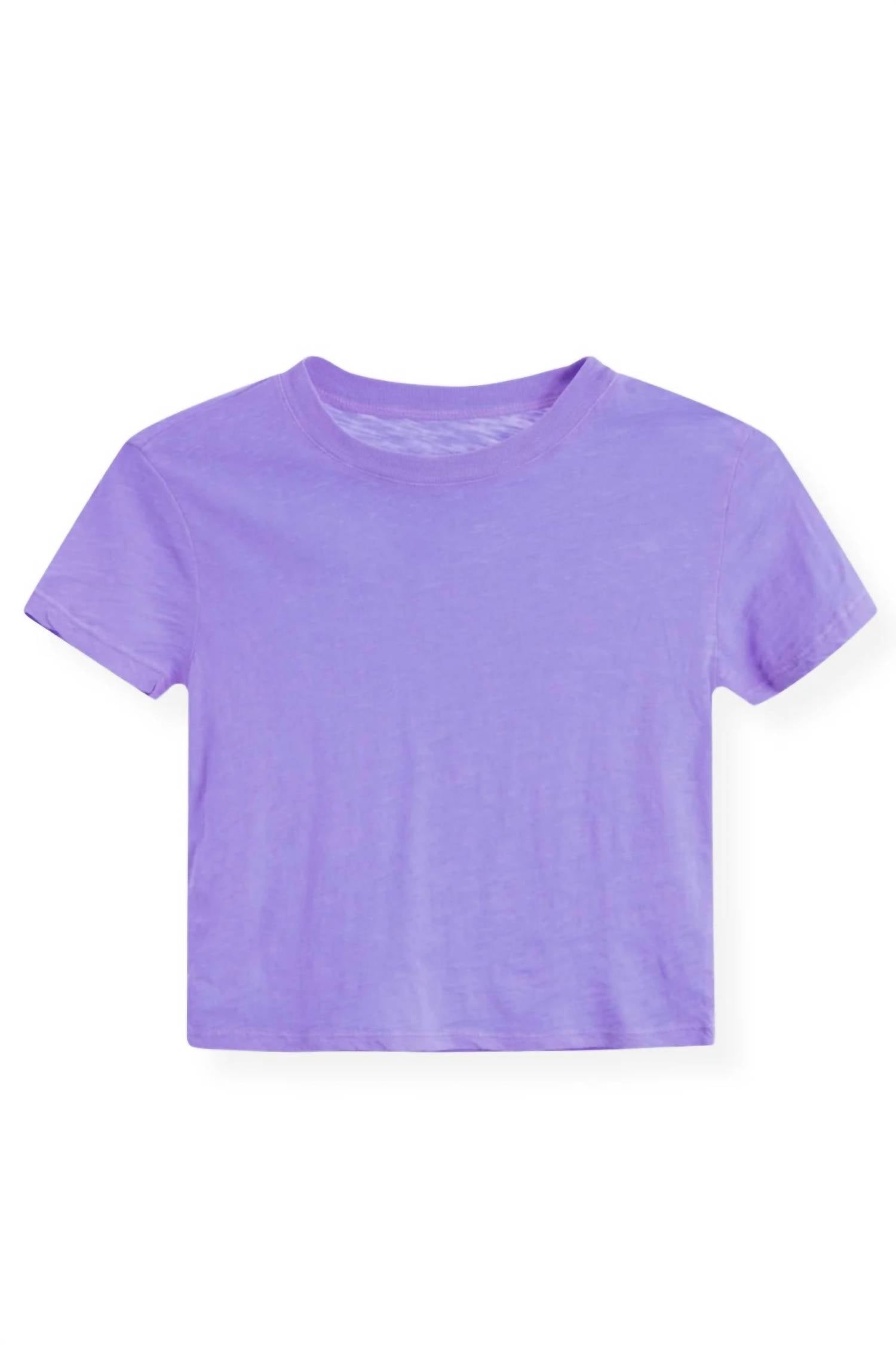 Katie J Nyc - Girl's Fearless Solid Crop Tee