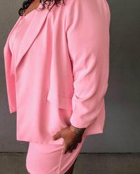 Skies Are Blue - Haven Blazer - Plus