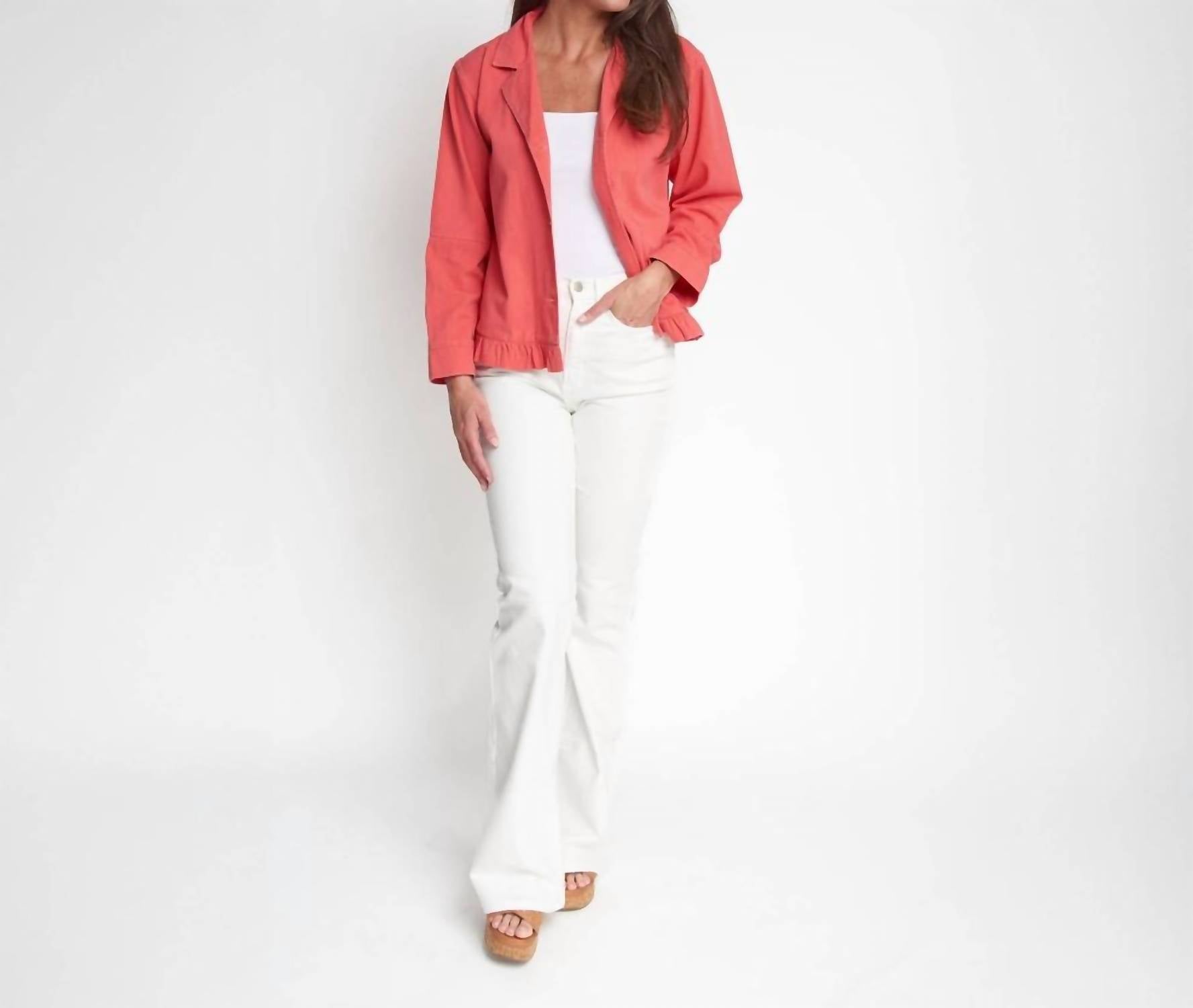 Elsie & Zoey - Billie Lightweight Button Up Jean Jacket