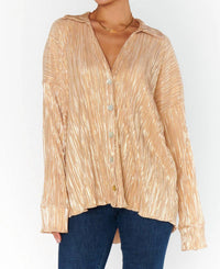 Show Me Your Mumu - Christmas Dinner Satin Top