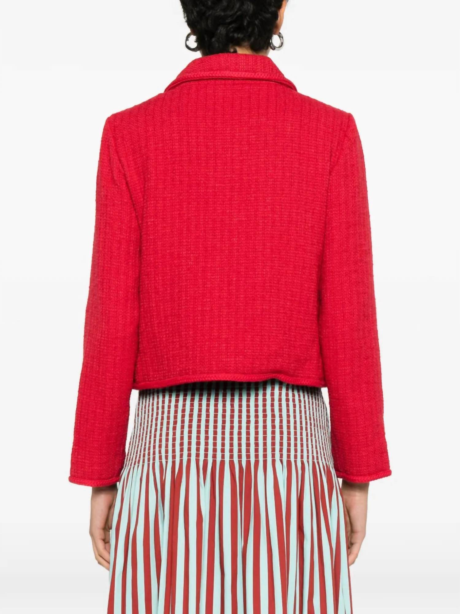 POSSE Jacqueline Jacket in scarlet 1 - women's jacket - alternate view