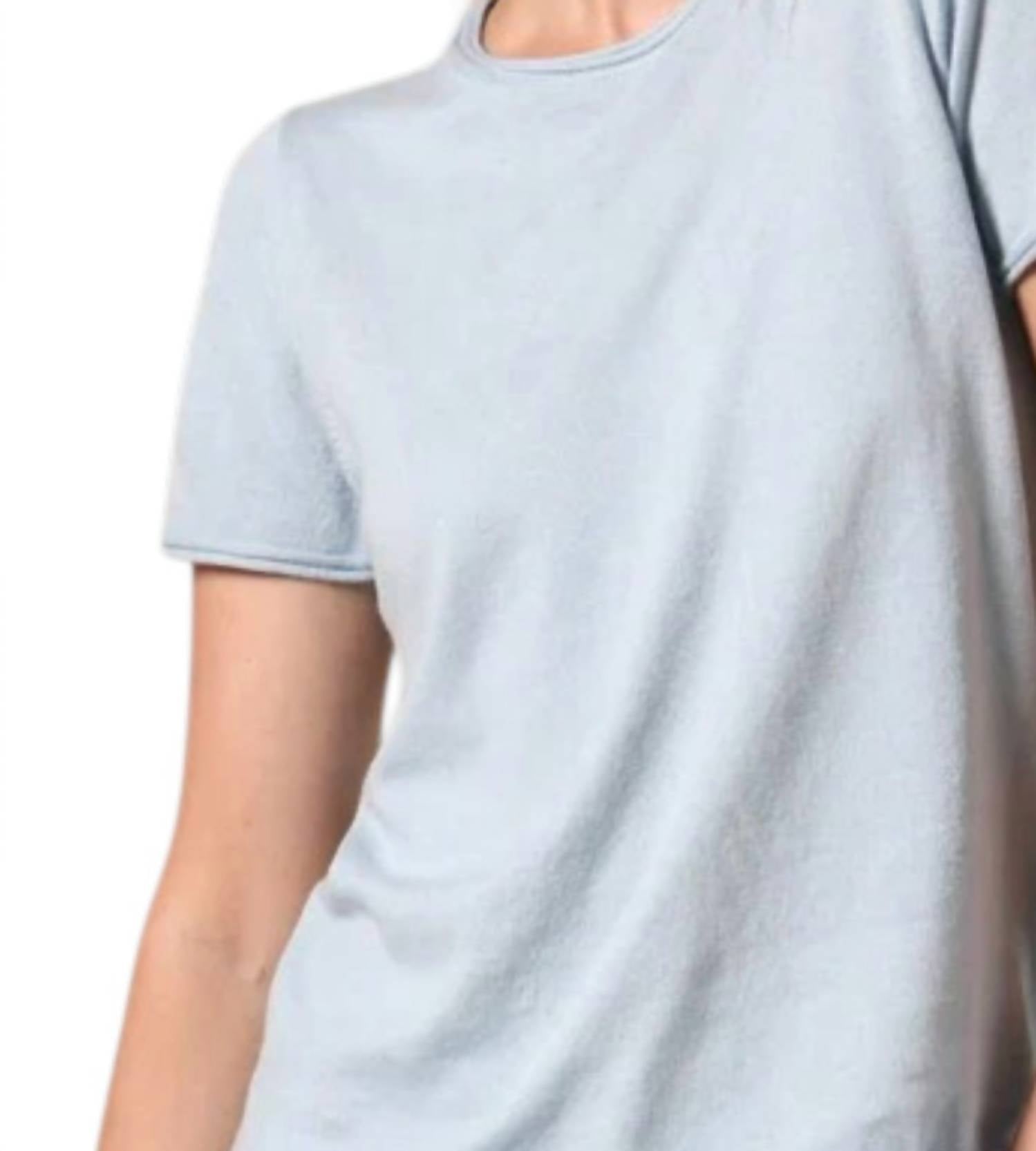 Minnie Rose - Supima Cotton Cashmere Short Sleeve Tee