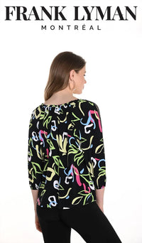 Frank Lyman - Abstract Print Top