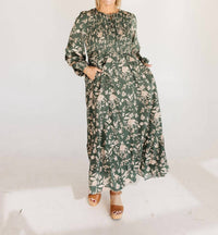 Polagram Rayne Maxi Dress in green - women's dress