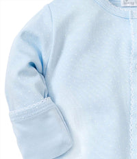 kissy kissy Kids Preemie Dots Convertible & Hat Set in blue - kids' item - alternate view