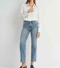 Just Black Denim - Mid Rise Straight Jean
