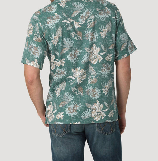 Wrangler - Mens Straight Hem Coconut Floral Shirt