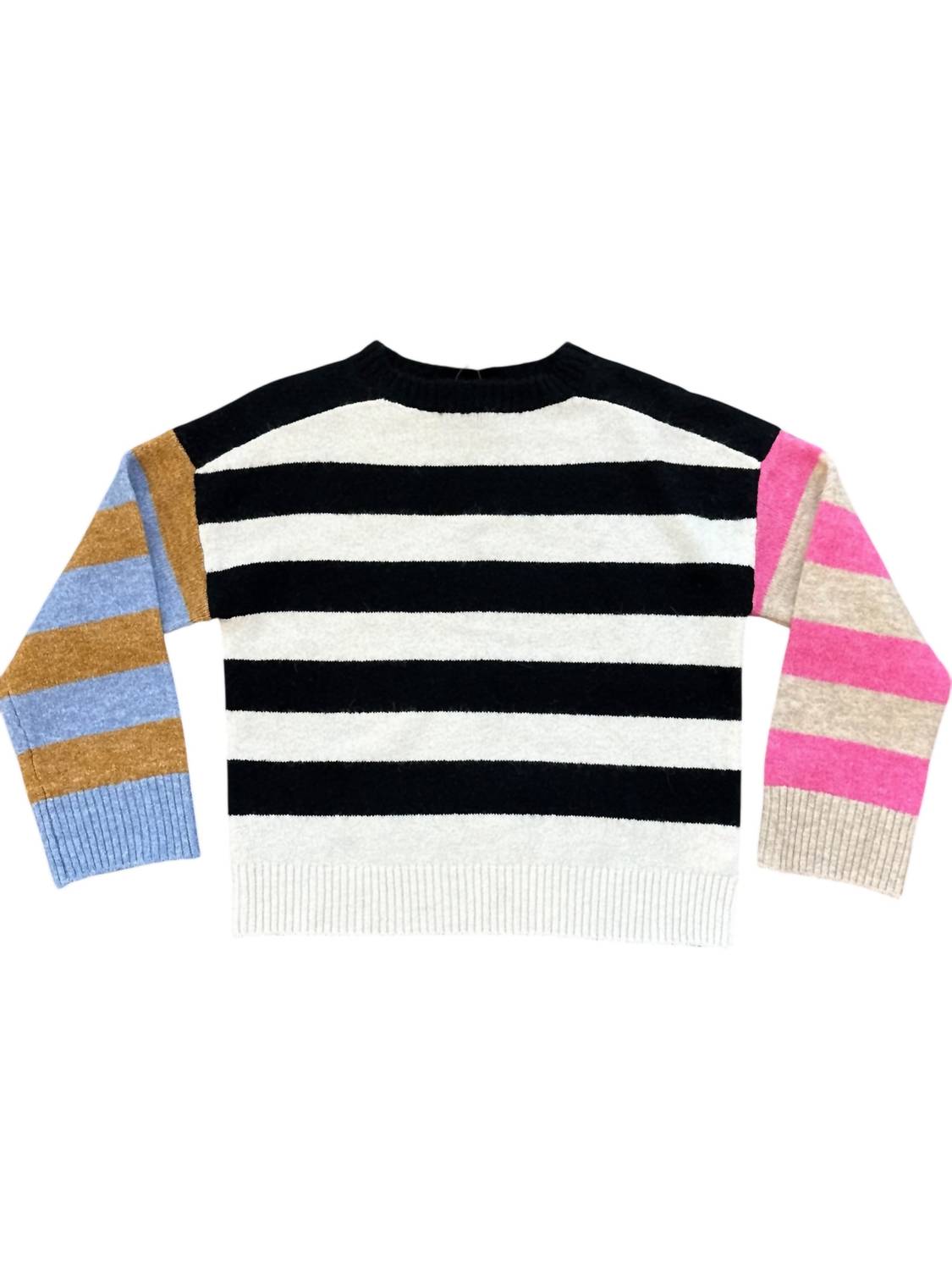 Central Park West - Women's Color Pop Striped Sweater