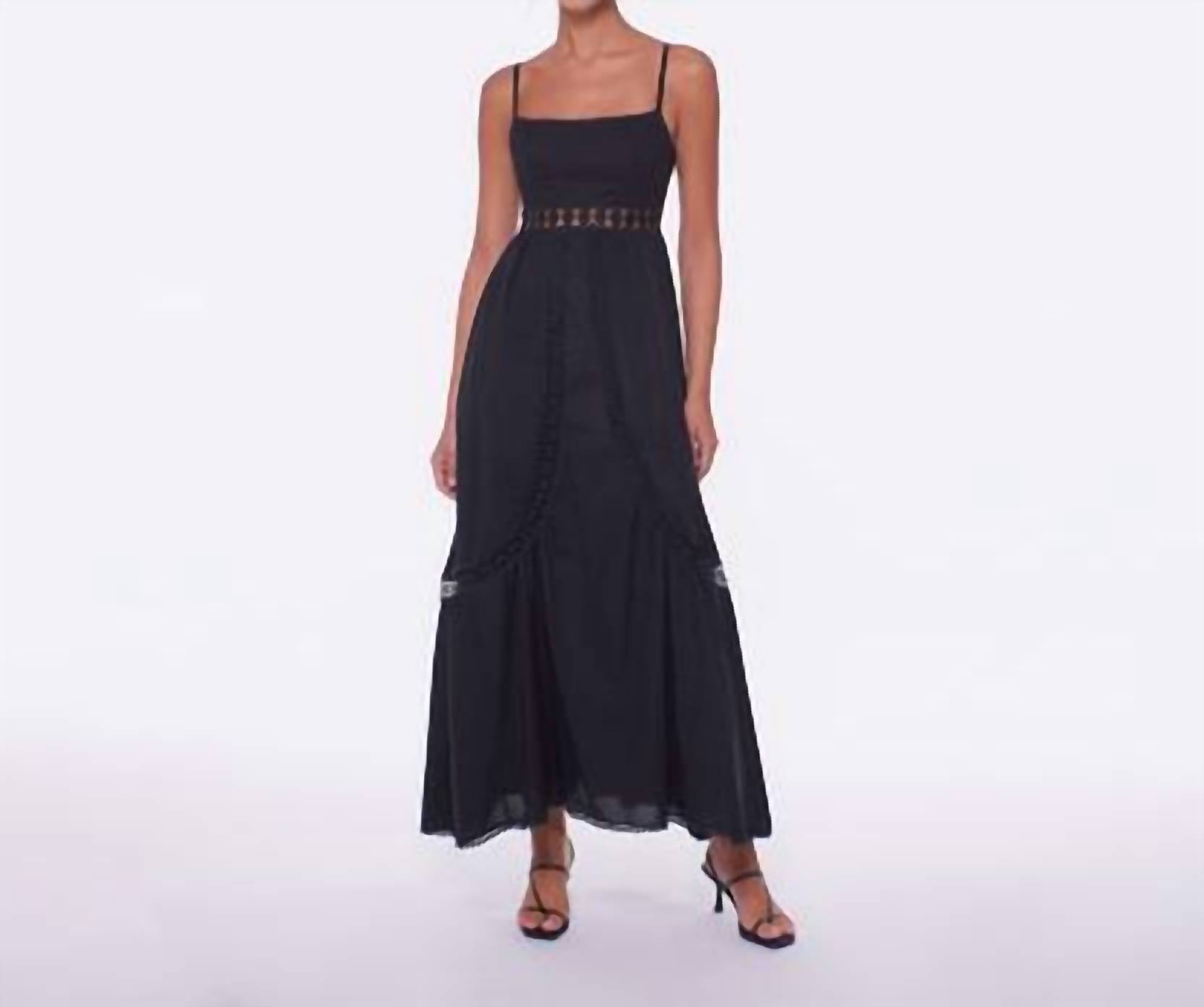 peixoto Charlotte Maxi Dress in black 1 - women's dress