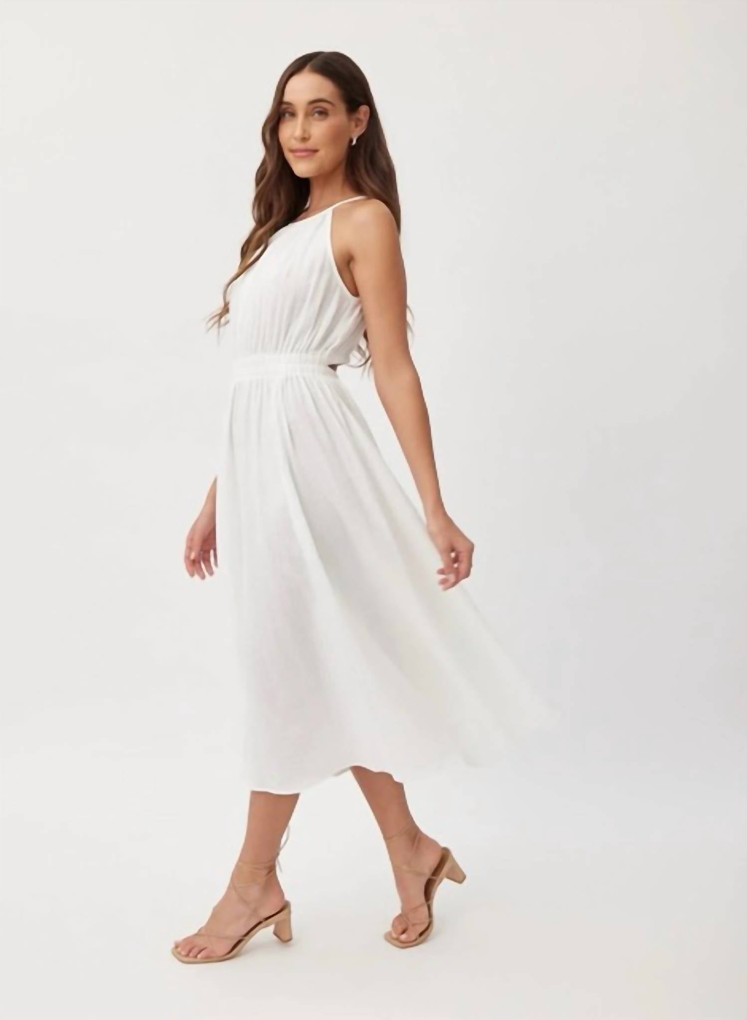 Bella Dahl - Cut Out Midi Halter Dress