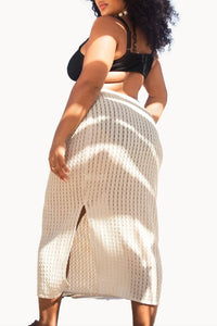 Fashion Szn Curve - Crochet Resort Midi Skirt - Plus