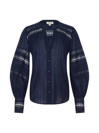 L'Agence - Kiera Trim Blouse