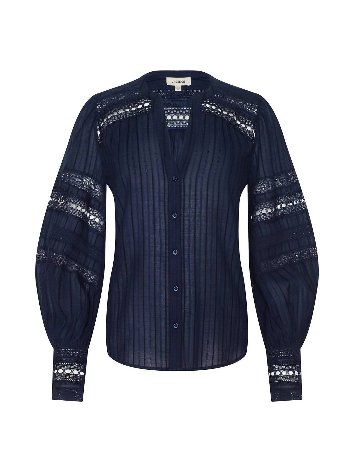 L'Agence - Kiera Trim Blouse