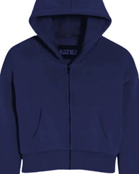 Katie J Nyc - Girls' Dylan Crop Zip Hoodie