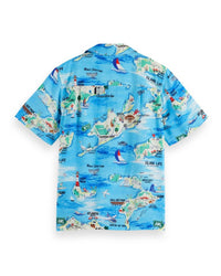 Scotch & Soda - Boys' Printed Short Sleeve Shirt