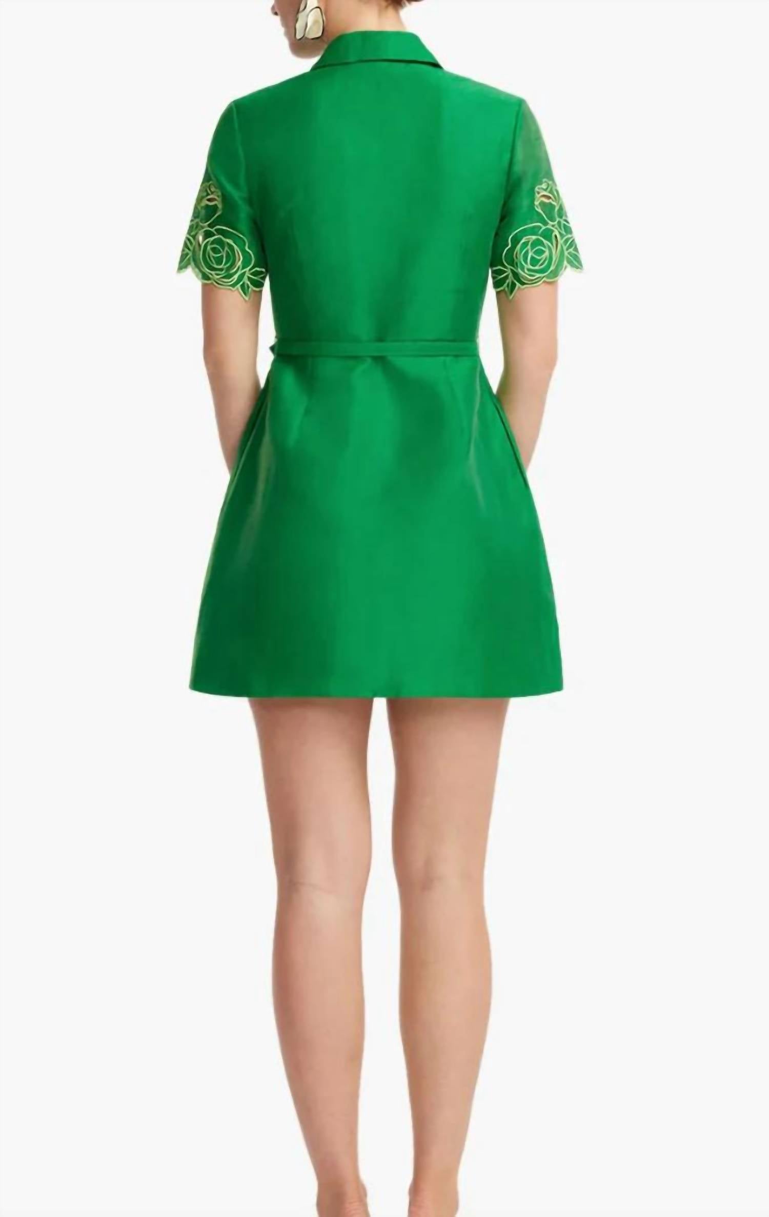Leo Lin - Brigitte Applique Mini Dress