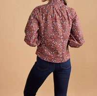 Double A - Daniella Ruffled V Neck Top