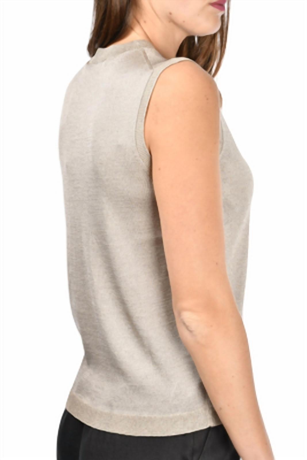 Gran Sasso - Lurex Sleeveless Tank Top