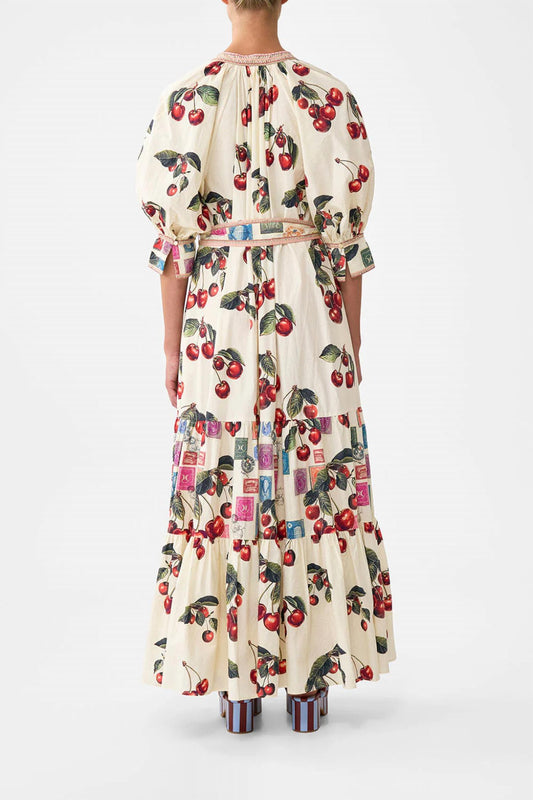 Camilla - Women's Tiered Shirt Dress