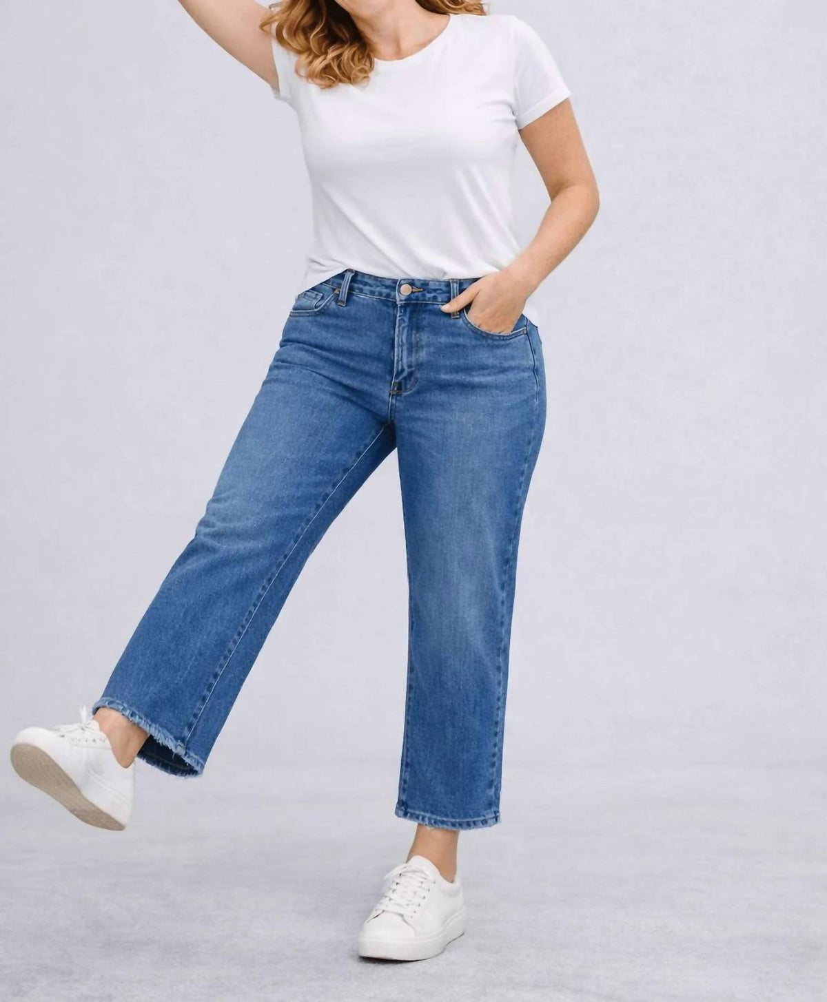 Vervet By Flying Monkey - County Line Crop Jean