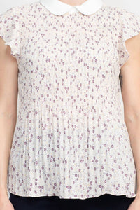 Adrianna Papell - Georgette Flutter Sleeve Top